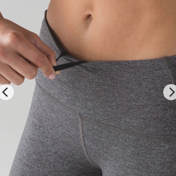 Lululemon Free Runner Crop Size 6 Gray - Picture 6 of 13